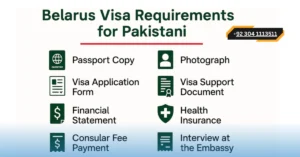 Belarus Visa Requirements for Pakistani