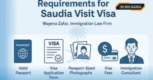 Requirements for Saudia Visit Visa