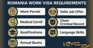 romania work visa requirements