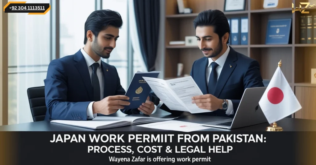 Japan Work Permit by Wayena Zafar Immigration Law Firm, Lahore